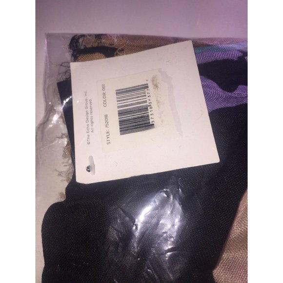 Echo Painted Plaid Wrap, Retail $48.00 - Picture 4 of 6